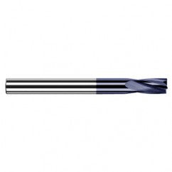 0.0625″ (1/16″) Cutter Diameter × 0.2500″ (1/4″) Flute Length Carbide Flat Bottom Counterbore, 4 Flutes, AlTiN Coated - Exact Tooling