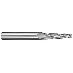 1/4 End Mill 3FL SQ TN - SER 23S 3/32x1/4x3 10.0DEG - Exact Tooling