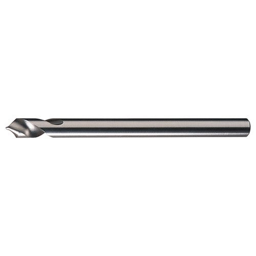 1″ × 8″ OAL 90 Degree HSS Radial NC Spotting Drills Bright - Exact Tooling