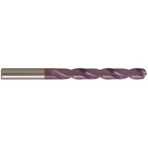 2 mm Dia. × 2 mm Shank × 24 mm Flute Length × 49 mm OAL, Jobber, 118°, nano-FIREX, 2 Flute, External Coolant, Round Solid Carbide Drill