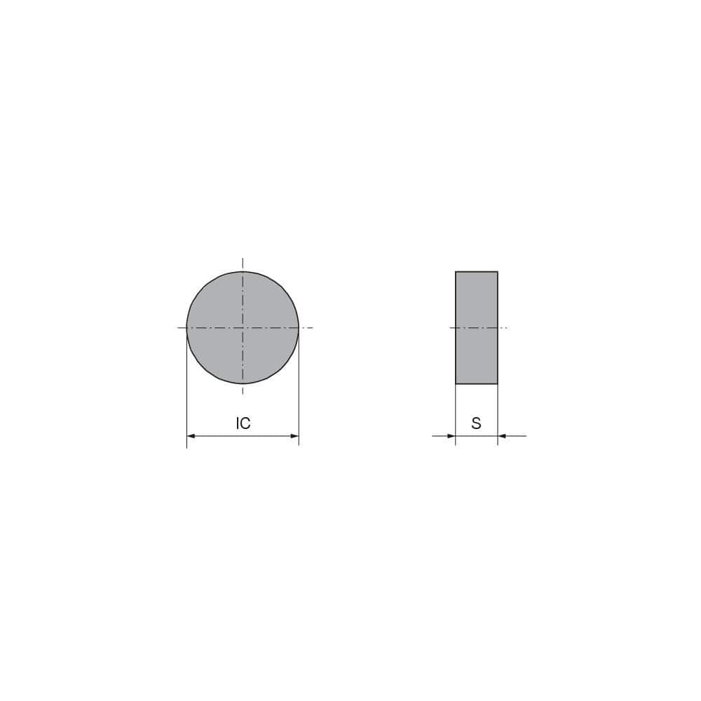 Milling Insert: RNGN 120700TN-010D CTIS710, CTIS710, Ceramic N/A Finish, 1.0000″ OAW