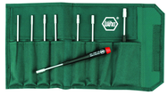 8 Piece - 3/32 - 1/4" - Precision Inch Nut Driver Set in Canvas Pouch - Exact Tooling