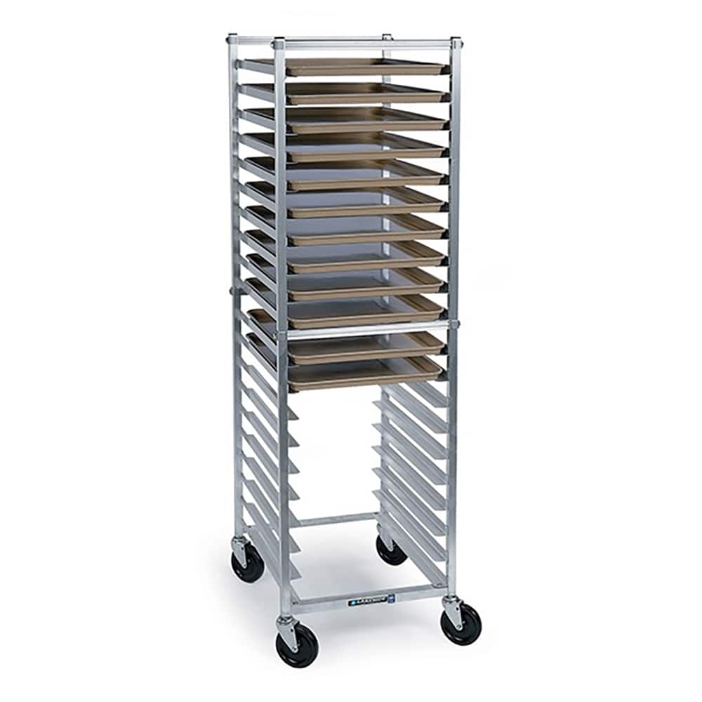 Lakeside - Storage Racks; Type: Pan Rack ; Width (Inch): 20-1/2 ; Height (Inch): 69 ; Depth (Inch): 26-1/2 ; Additional Information: Economical aluminum rack ships partially assembled. Welded ledge side panels bolt into cross-member frame pieces for adde - Exact Tooling