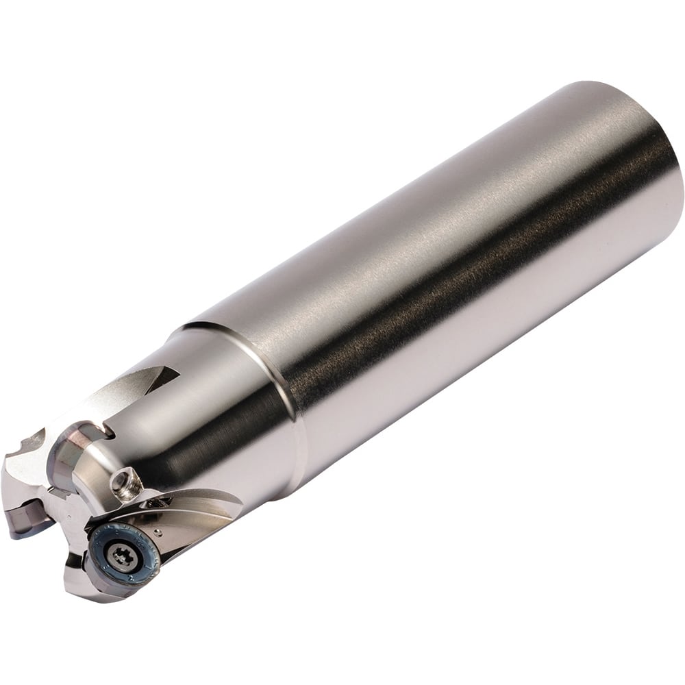 Kyocera - Indexable Copy End Mills; Cutting Diameter (Inch): 1 ; Cutting Diameter (Decimal Inch): 1 ; Maximum Depth of Cut (mm): 4.00 ; Shank Type: Straight ; Shank Diameter (Inch): 1 ; Shank Diameter (Decimal Inch): 1 - Exact Tooling