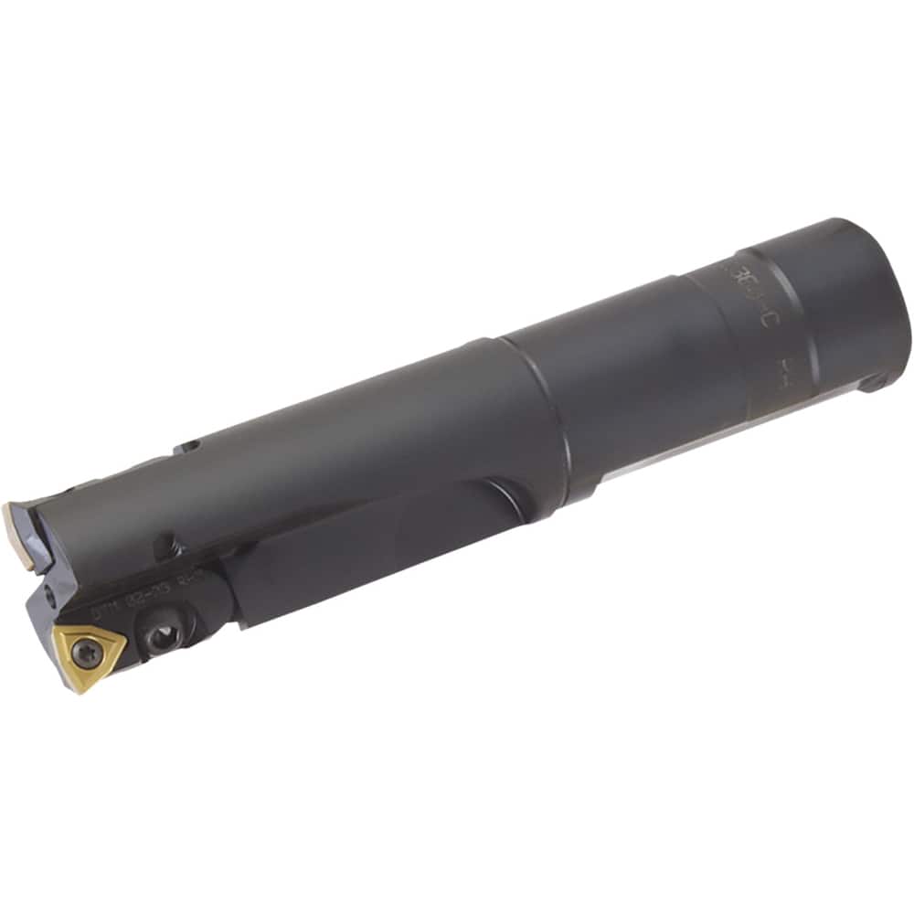 Kyocera - Indexable Insert Drills; Drill Style: CD ; Drill Diameter (Decimal Inch): 0.1240 ; Maximum Drill Depth (Inch): 6 ; Shank Type: Cylindrical ; Shank Diameter (Inch): 2 ; Cutting Direction: Right Hand - Exact Tooling