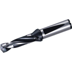 Kyocera - Replaceable-Tip Drills; Series: Magic Drill DRA ; Minimum Drill Diameter (mm): 22.00 ; Maximum Drill Diameter (mm): 22.99 ; Drill Depth by Diameter Ratio: 3xD ; Maximum Drill Depth (mm): 69.00 ; Shank Diameter (mm): 25.0000 - Exact Tooling