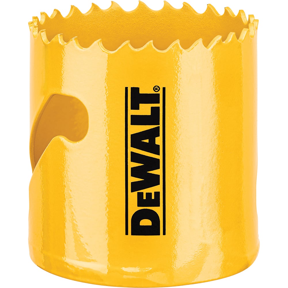 DeWALT - Hole Saws; Saw Diameter (Inch): 2 ; Cutting Depth (Inch): 1-3/4 ; Saw Material: Bi-Metal ; Cutting Edge Style: Toothed Edge ; Material Application: Metal; Plastic; Wood ; Pipe Size Compatibility (Inch): 2 - Exact Tooling