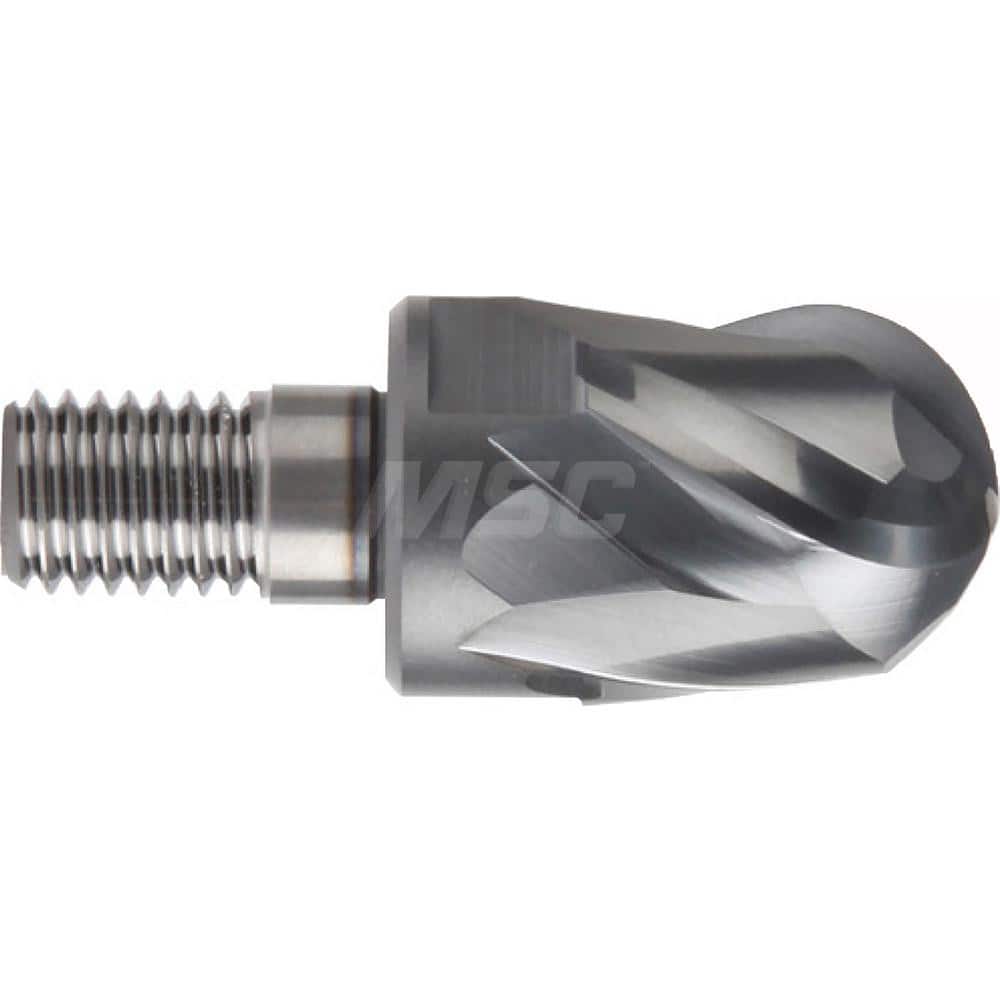 YG-1 - Ball End Mill Heads; Mill Diameter (Inch): 1-1/4 ; Mill Diameter (Decimal Inch): 1.2500 ; Number of Flutes: 4 ; Length of Cut (Inch): 1-1/4 ; Connection Type: M16 ; Overall Length (mm): 68.0000 - Exact Tooling