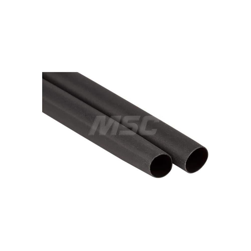 3M - Heat Shrink & Cold Shrink Electrical Tubing; Tubing Style: Heat Shrink ; Material: Polyolefin ; Shrink Ratio: 3:1 ; Overall Length (Decimal Inch): 9 ; Overall Length (Inch): 9 ; Color: Black - Exact Tooling