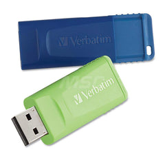 Verbatim - Office Machine Supplies & Accessories; Office Machine/Equipment Accessory Type: Flash Drive ; For Use With: Windows XP Vista & 7 & Higher; Mac OS X 10.1 & Higher; Linux kernel 2.6 & Higher ; Color: Blue; Green - Exact Tooling