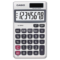 Casio - Calculators; Type: Handheld ; Type of Power: Battery; Solar ; Display Type: 12-Digit LCD ; Color: Black; Silver ; Display Size: 16mm ; Width (Inch): 2-3/4 - Exact Tooling