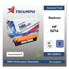 TRIUMPH - Office Machine Supplies & Accessories; Office Machine/Equipment Accessory Type: Toner Cartridge ; For Use With: HP Color LaserJet M551 Enterprise 500MFP; M570; M575 ; Color: Cyan - Exact Tooling