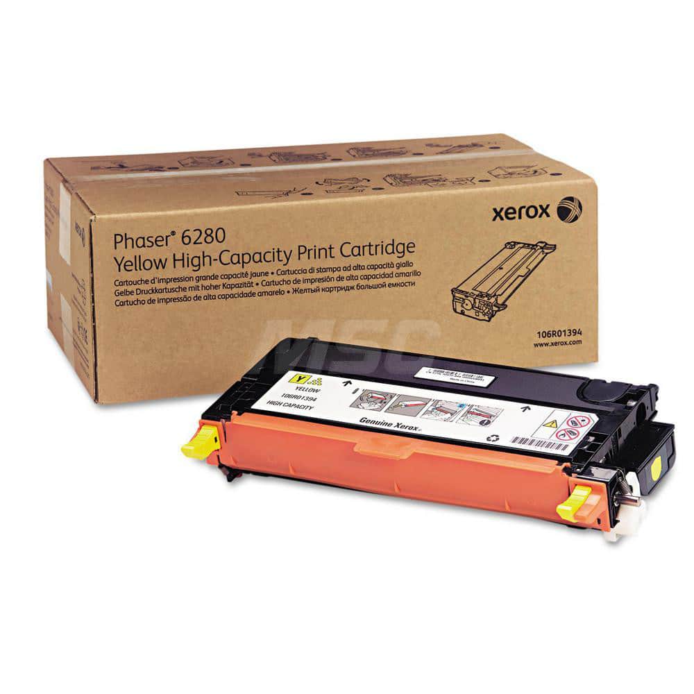 Xerox - Office Machine Supplies & Accessories; Office Machine/Equipment Accessory Type: Toner Cartridge ; For Use With: Phaser 6280 ; Color: Yellow - Exact Tooling