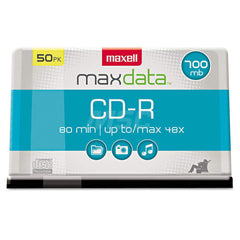 Maxell - Office Machine Supplies & Accessories; Office Machine/Equipment Accessory Type: CD-R Discs ; For Use With: Office Use ; Storage Capacity: 700MB ; Color: Silver - Exact Tooling