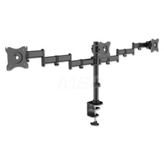Kantek - Office Machine Supplies & Accessories; Office Machine/Equipment Accessory Type: Monitor Arm ; For Use With: Three Monitors Up to 27 in & 18 lb ; Contents: Clamp-Mount Hardware; Grommet-Mount Hardware ; Color: Black - Exact Tooling