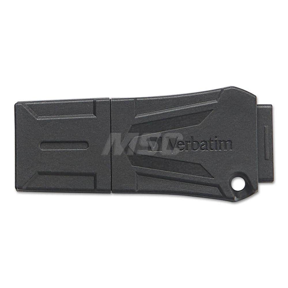 Verbatim - Office Machine Supplies & Accessories; Office Machine/Equipment Accessory Type: Flash Drive ; For Use With: Windows ; Storage Capacity: 16GB ; Color: Black - Exact Tooling