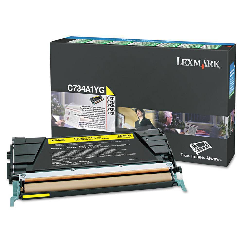 Lexmark - Office Machine Supplies & Accessories; Office Machine/Equipment Accessory Type: Toner Cartridge ; For Use With: Lexmark X748de; X748dte; X748de ; Color: Yellow - Exact Tooling