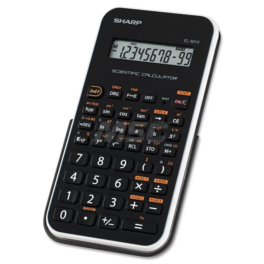 Victor - Calculators; Type: Scientific Calculator ; Type of Power: (2) LR1130 Battery ; Display Type: 10-Digit LCD ; Color: Black with White Accent ; Display Size: 12mm ; Number of Functions: 146 - Exact Tooling