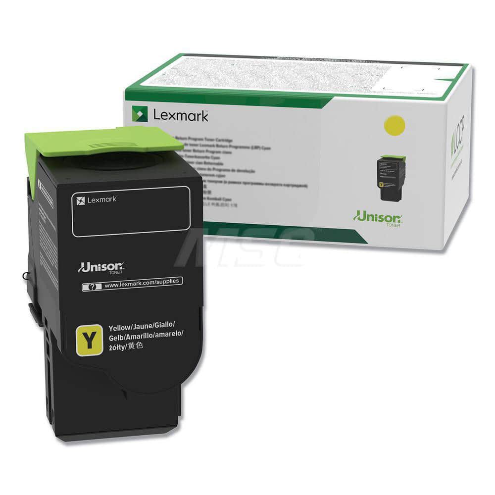 Lexmark - Office Machine Supplies & Accessories; Office Machine/Equipment Accessory Type: Toner Cartridge ; For Use With: Lexmark CX622ade; CX625ade; CS521dn; CX625adhe ; Color: Yellow - Exact Tooling