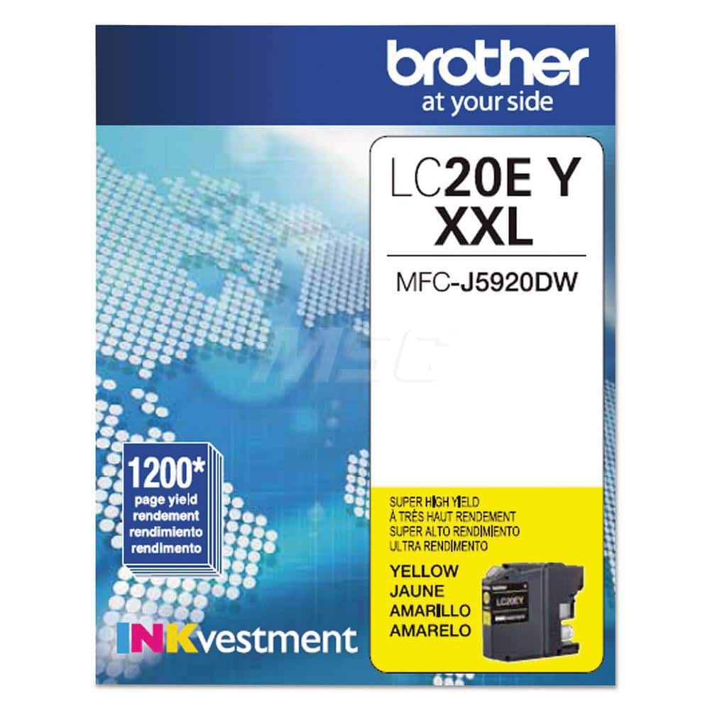 Brother - Office Machine Supplies & Accessories; Office Machine/Equipment Accessory Type: Ink Cartridge ; For Use With: MFC-J5920DW; MFC-J775DW; MFC-J775DW XL; MFC-J985DW; MFC-J985DW XL ; Color: Yellow - Exact Tooling