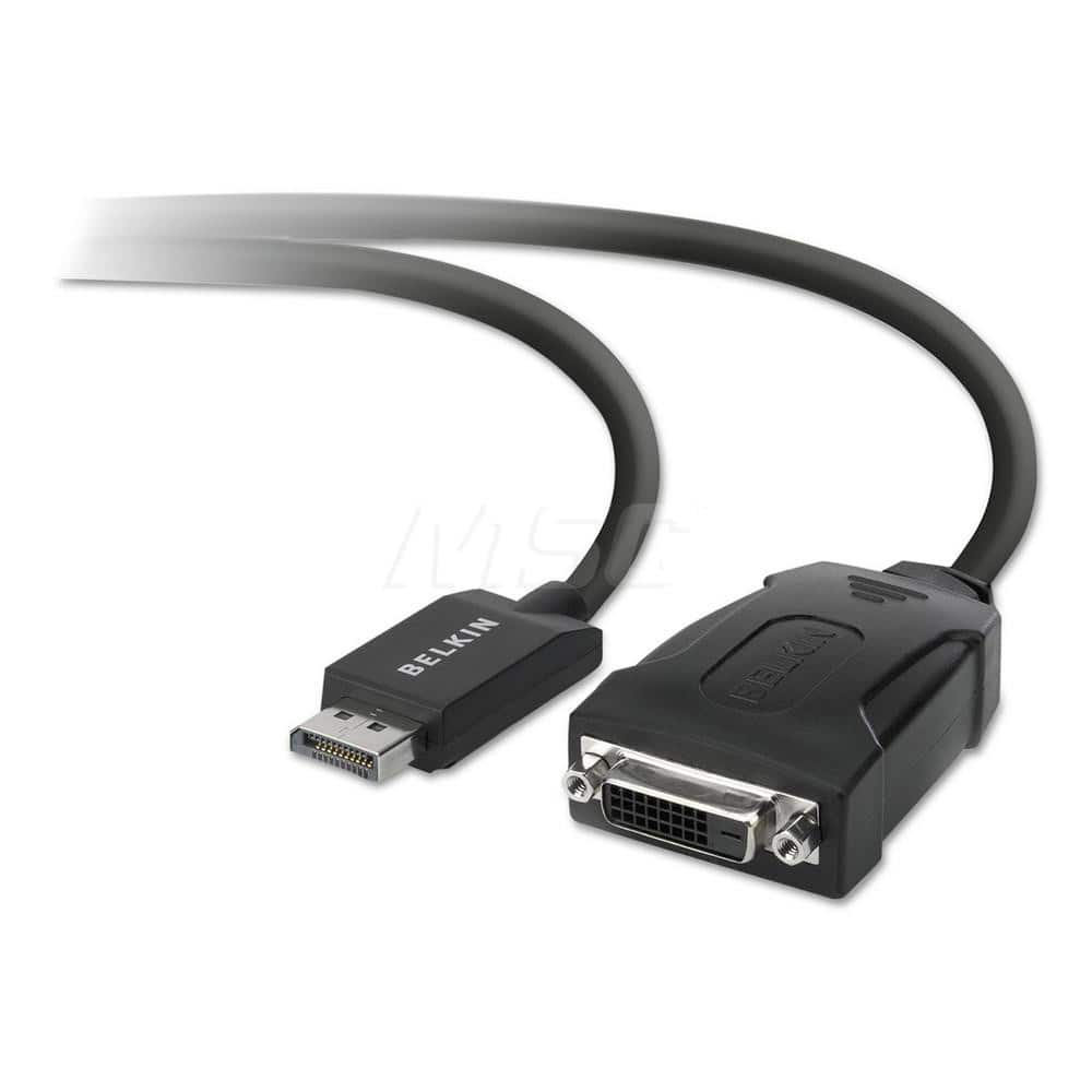 Belkin - Office Machine Supplies & Accessories; Office Machine/Equipment Accessory Type: Displayport To DVI Adapter ; For Use With: Laptops/Projectors ; Color: Black - Exact Tooling