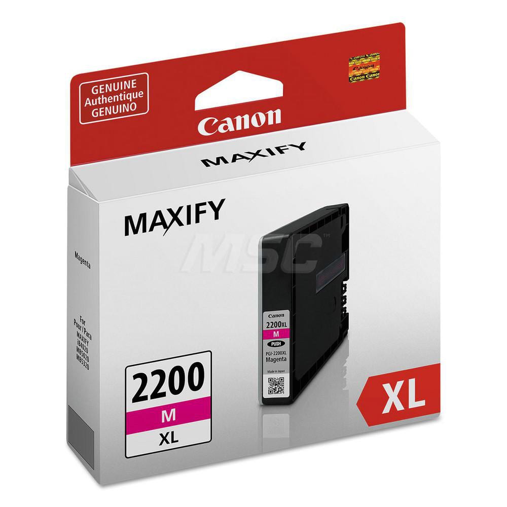 Canon - Office Machine Supplies & Accessories; Office Machine/Equipment Accessory Type: Ink ; For Use With: PIXMA TS3120 Black Wireless; MAXIFY MB5020 ; Color: Magenta - Exact Tooling