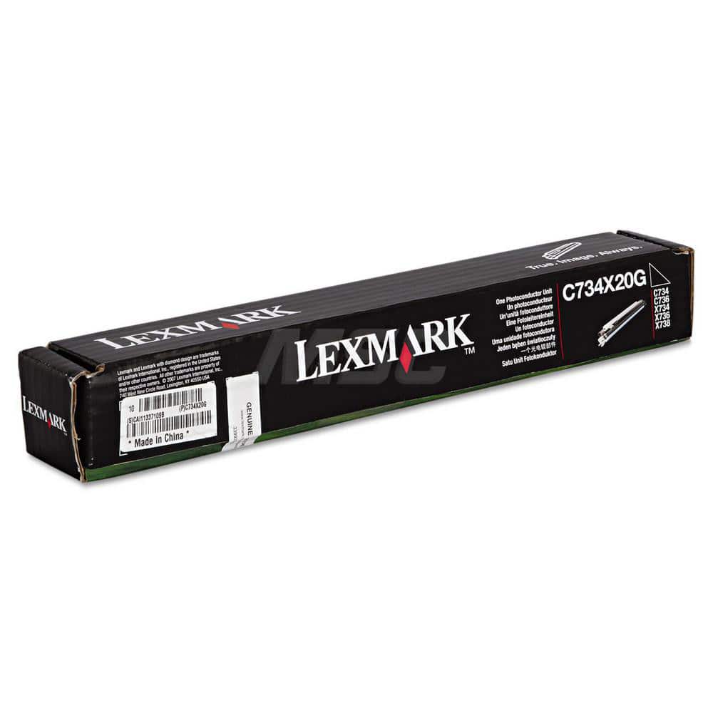 Lexmark - Office Machine Supplies & Accessories; Office Machine/Equipment Accessory Type: Photoconductor Kit ; For Use With: Lexmark C734; C736; X734 Series; X738 ; Color: Black - Exact Tooling