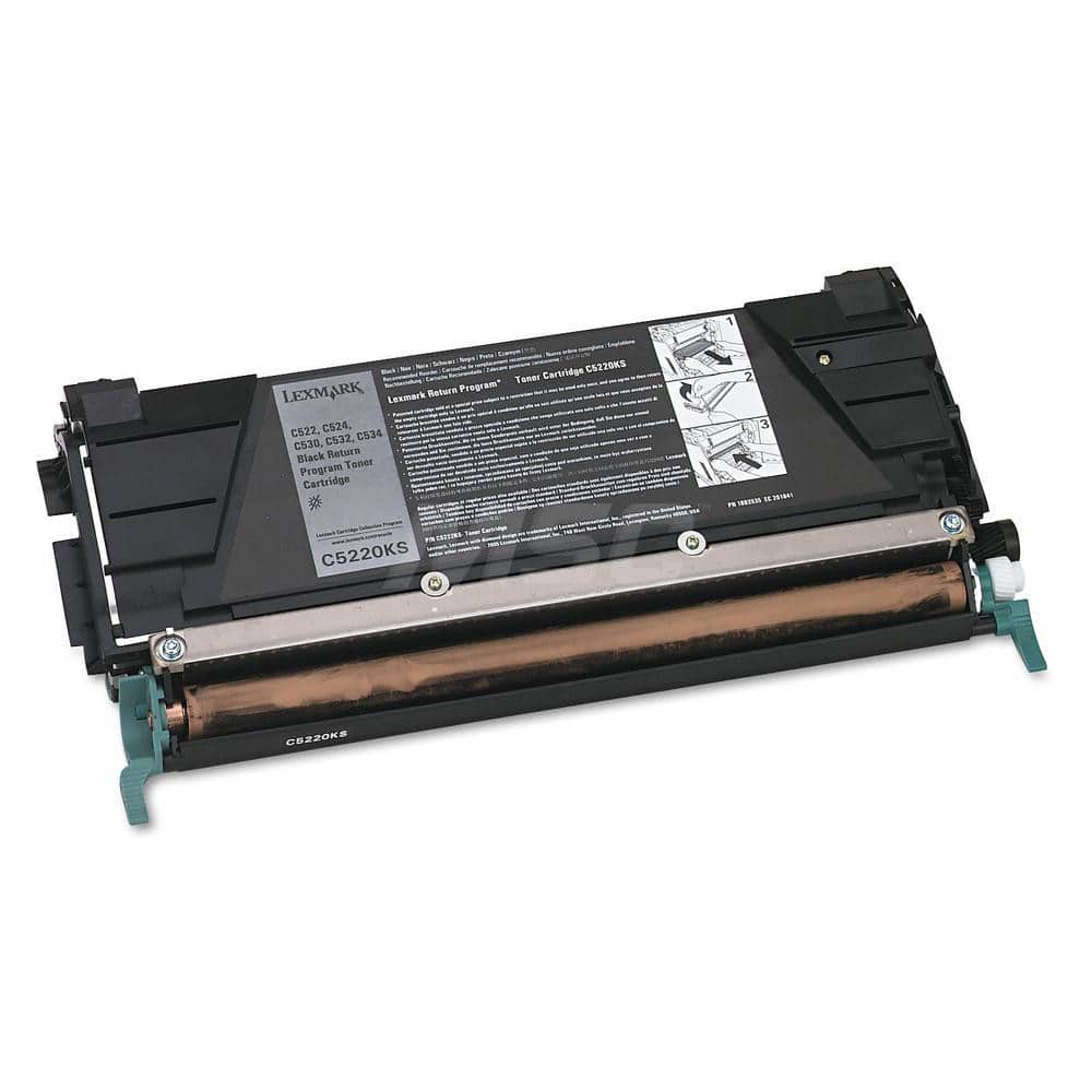 Lexmark - Office Machine Supplies & Accessories; Office Machine/Equipment Accessory Type: Toner Cartridge ; For Use With: Lexmark C522; C524; C532; C534 ; Color: Black - Exact Tooling