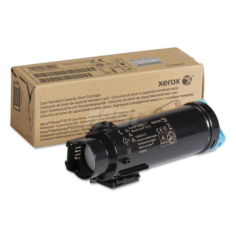 Xerox - Office Machine Supplies & Accessories; Office Machine/Equipment Accessory Type: Toner Cartridge ; For Use With: Phaser 6510; WorkCentre 6515 ; Color: Cyan - Exact Tooling
