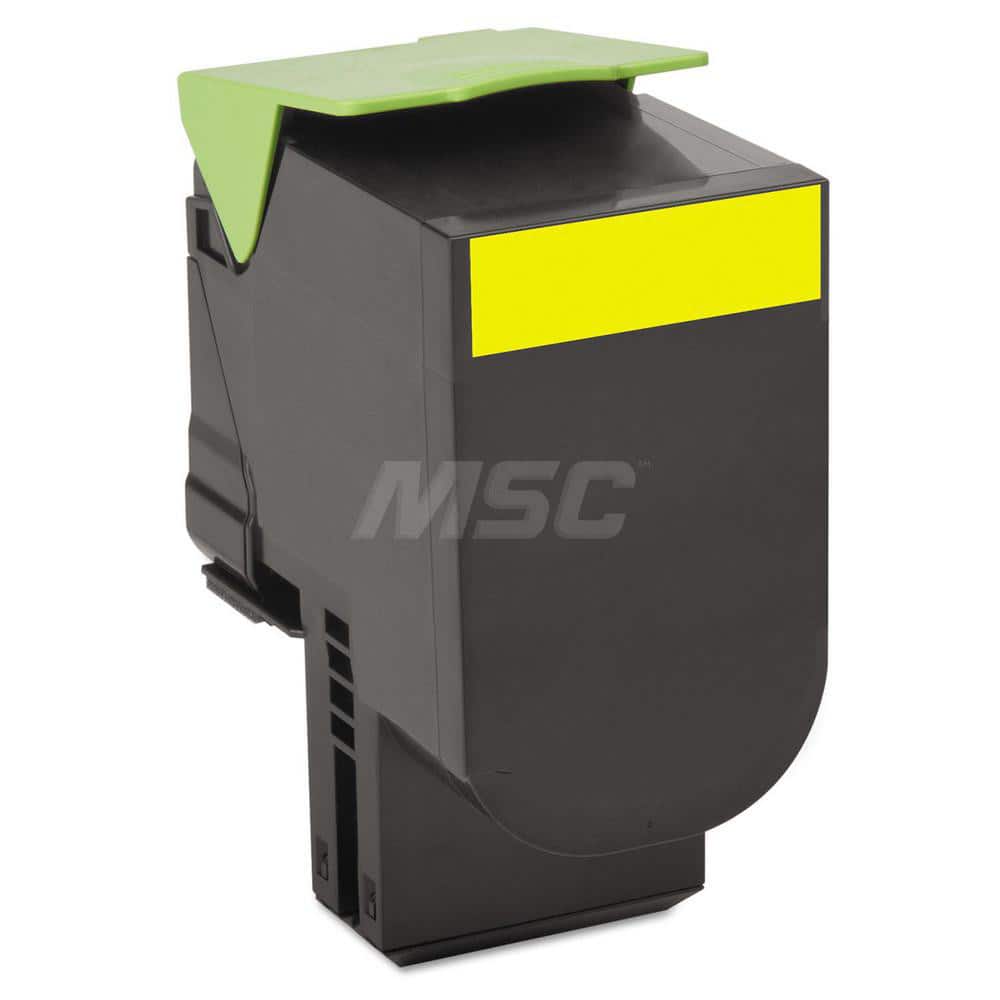 Lexmark - Office Machine Supplies & Accessories; Office Machine/Equipment Accessory Type: Toner Cartridge ; For Use With: Lexmark CX510DE; CX510DHE; CX510DTHE ; Color: Yellow - Exact Tooling