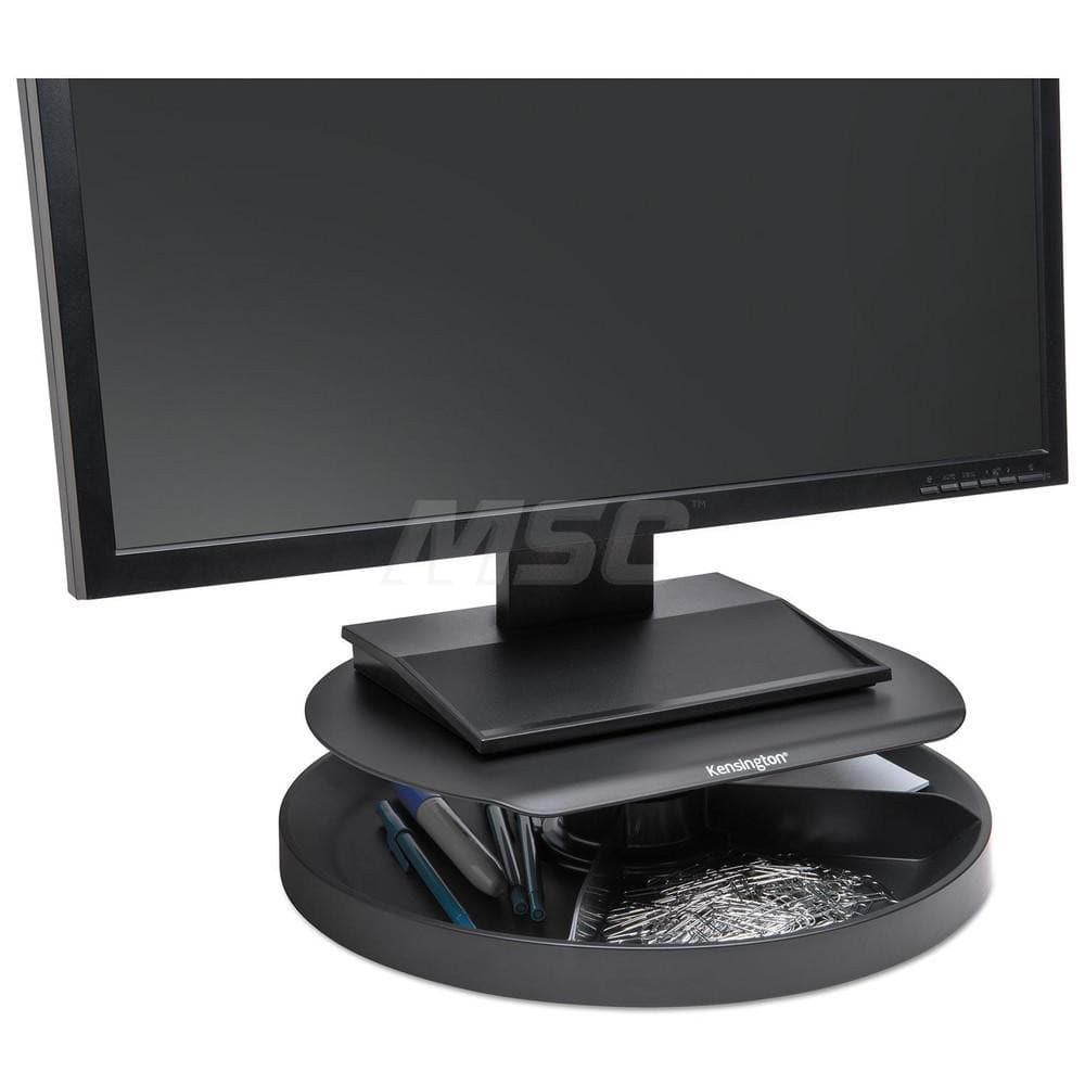 ACCO - Office Machine Supplies & Accessories; Office Machine/Equipment Accessory Type: Monitor Stand ; For Use With: Flat Panel (LCD) Monitors Up To 40 lb ; Color: Black - Exact Tooling