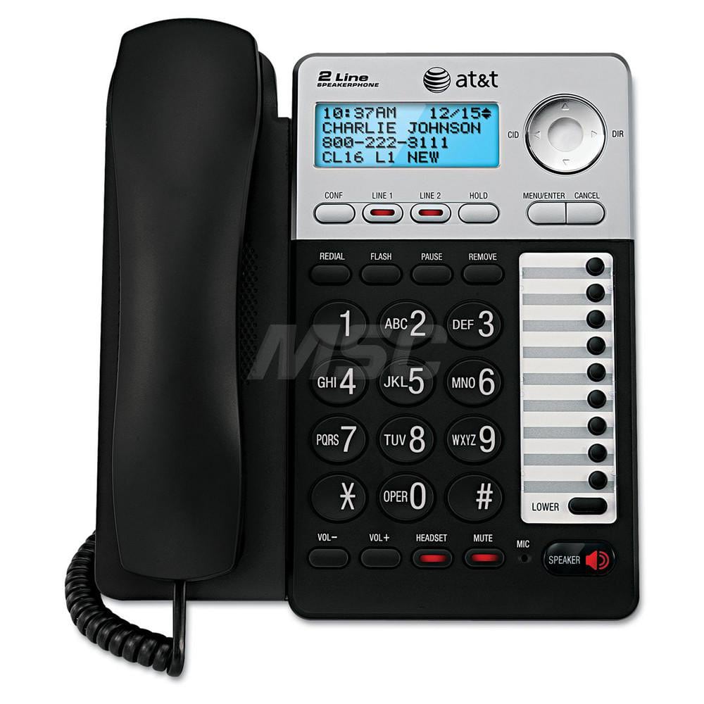 vtech - Office Machine Supplies & Accessories; Office Machine/Equipment Accessory Type: Speakerphone ; For Use With: Office Use ; Contents: (2) Line Cords; Handset Cord; Power Supply ; Color: Black; Silver - Exact Tooling