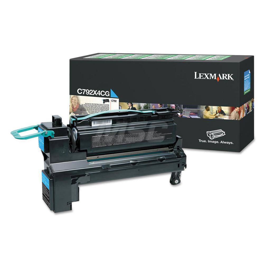 Lexmark - Office Machine Supplies & Accessories; Office Machine/Equipment Accessory Type: Toner Cartridge ; For Use With: Lexmark C792E; C792DE; C792DHE; C792DTE ; Color: Cyan - Exact Tooling