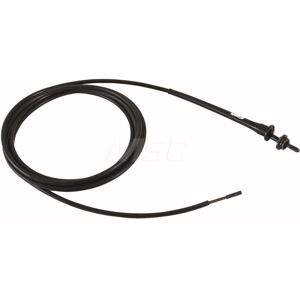 Goodway - Tube Brush Handles & Rods; Type: Flexible Shaft ; Length (Inch): 35 ; Brush Connection Type: Quick Connect ; For Use With: 7/16-1/2" Tubes ; Material: Nylon - Exact Tooling