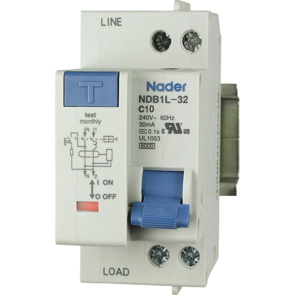 Automation Systems Interconnect - Circuit Breakers; Circuit Breaker Type: Ground Fault Circuit Breaker ; Amperage: 10 ; Number of Poles: 1 ; Breaking Capacity: 4.5kA @230/240VAC ; Tripping Mechanism: Thermal-Magnetic ; Terminal Connection Type: Screw - Exact Tooling