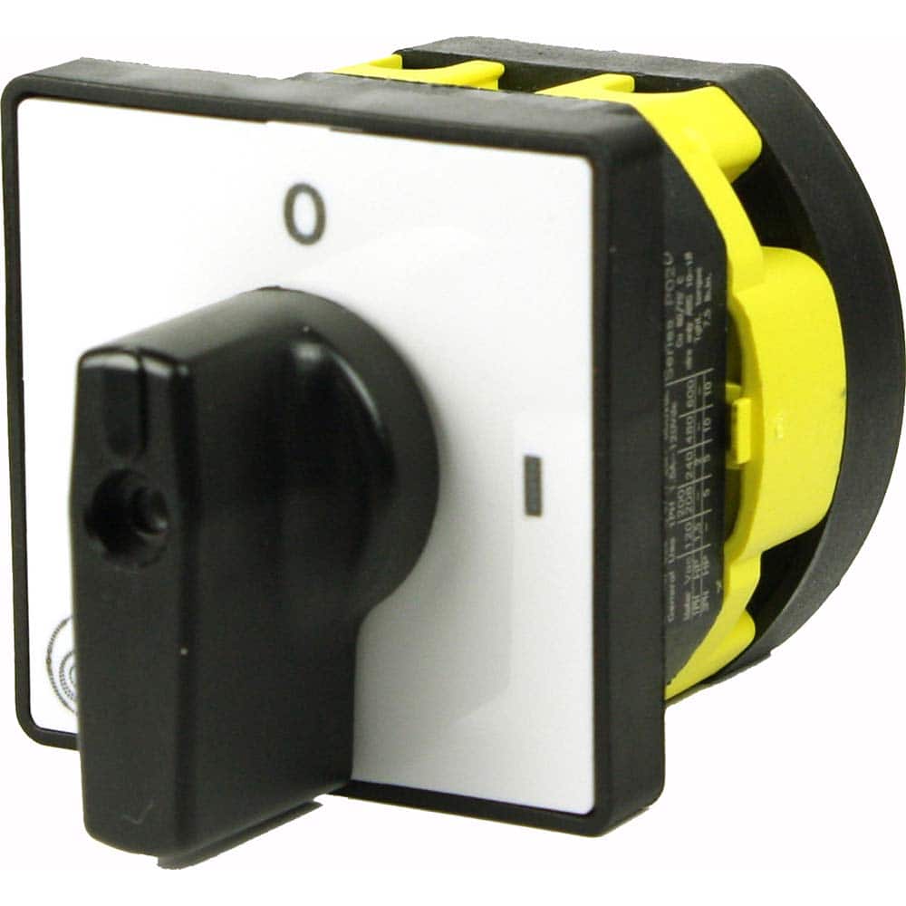 Automation Systems Interconnect - Cam & Disconnect Switches; Enclosure Type: Open ; Fused: NonFused ; Amperage: 20 ; Contact Form: SPST ; Voltage: 600 VAC ; Horsepower at 1 Phase: 2 @ 240 VAC - Exact Tooling