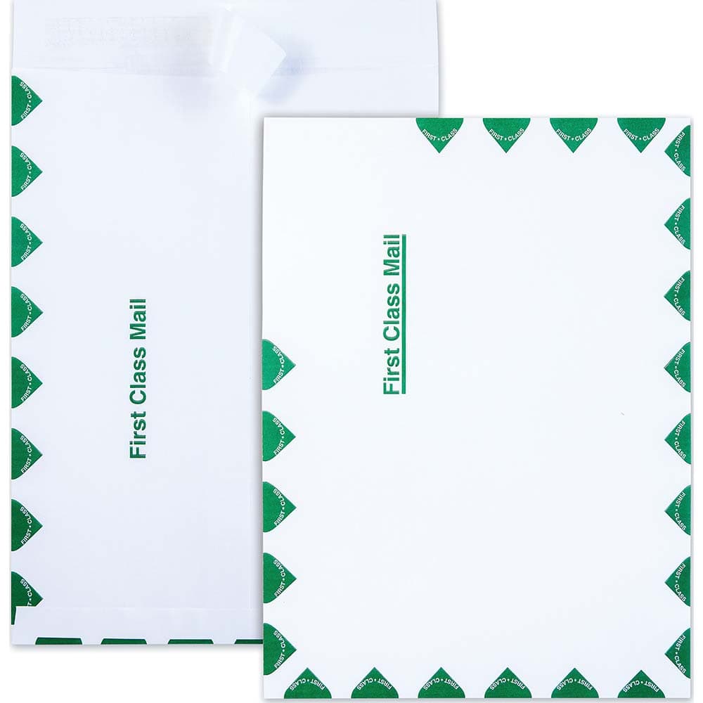 Quality Park - Mailers, Sheets & Envelopes; Type: Poly Mailer ; Style: Self Seal ; Width (Inch): 12 ; Length (Inch): 9 ; Box Quantity: 100 ; Size: 9 x 12 - Exact Tooling