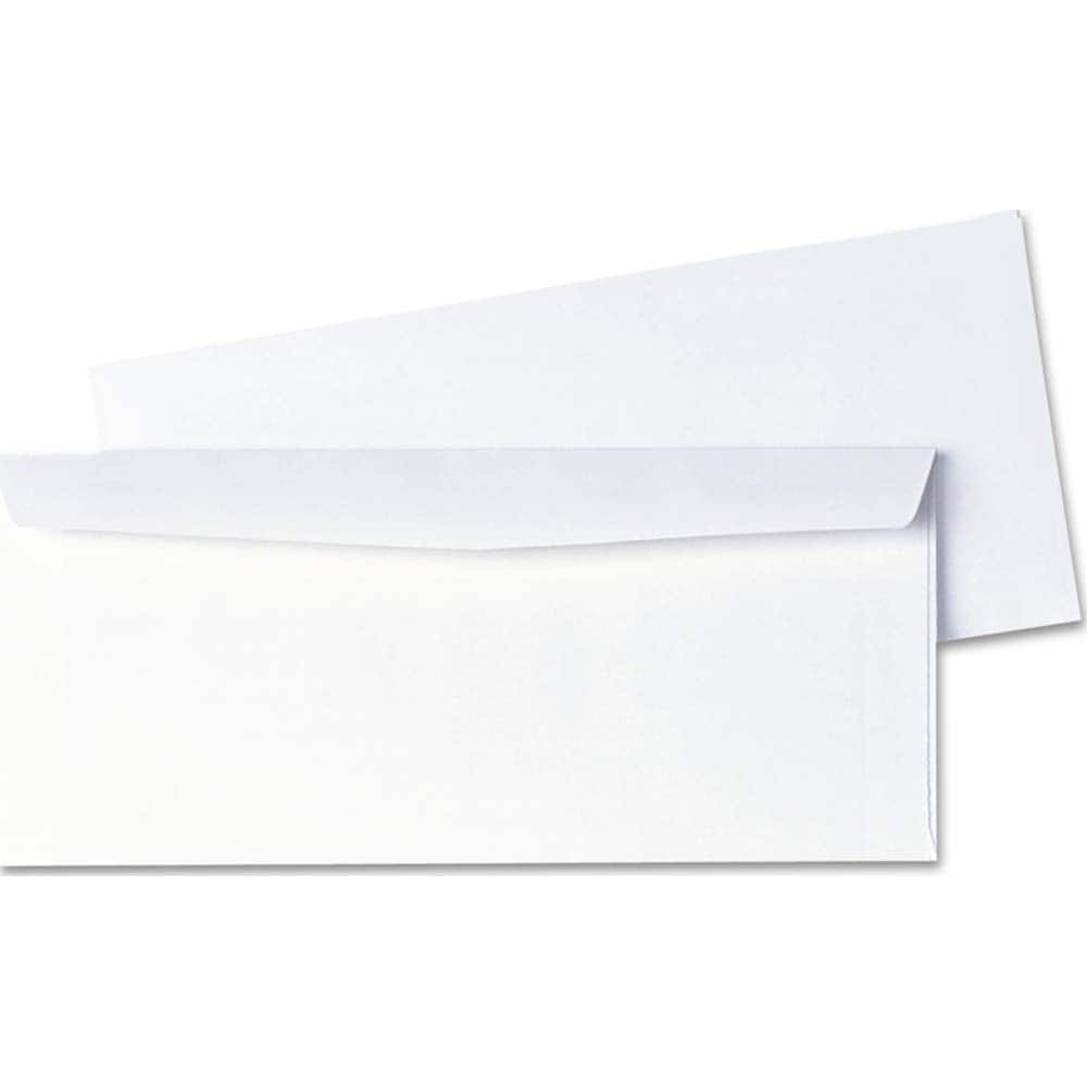 Quality Park - Mailers, Sheets & Envelopes; Type: Business Envelope ; Style: Gummed Flap ; Width (Inch): 9-1/2 ; Length (Inch): 4-1/8 ; Box Quantity: 1000 ; Size: 4.13 x 9.5 - Exact Tooling