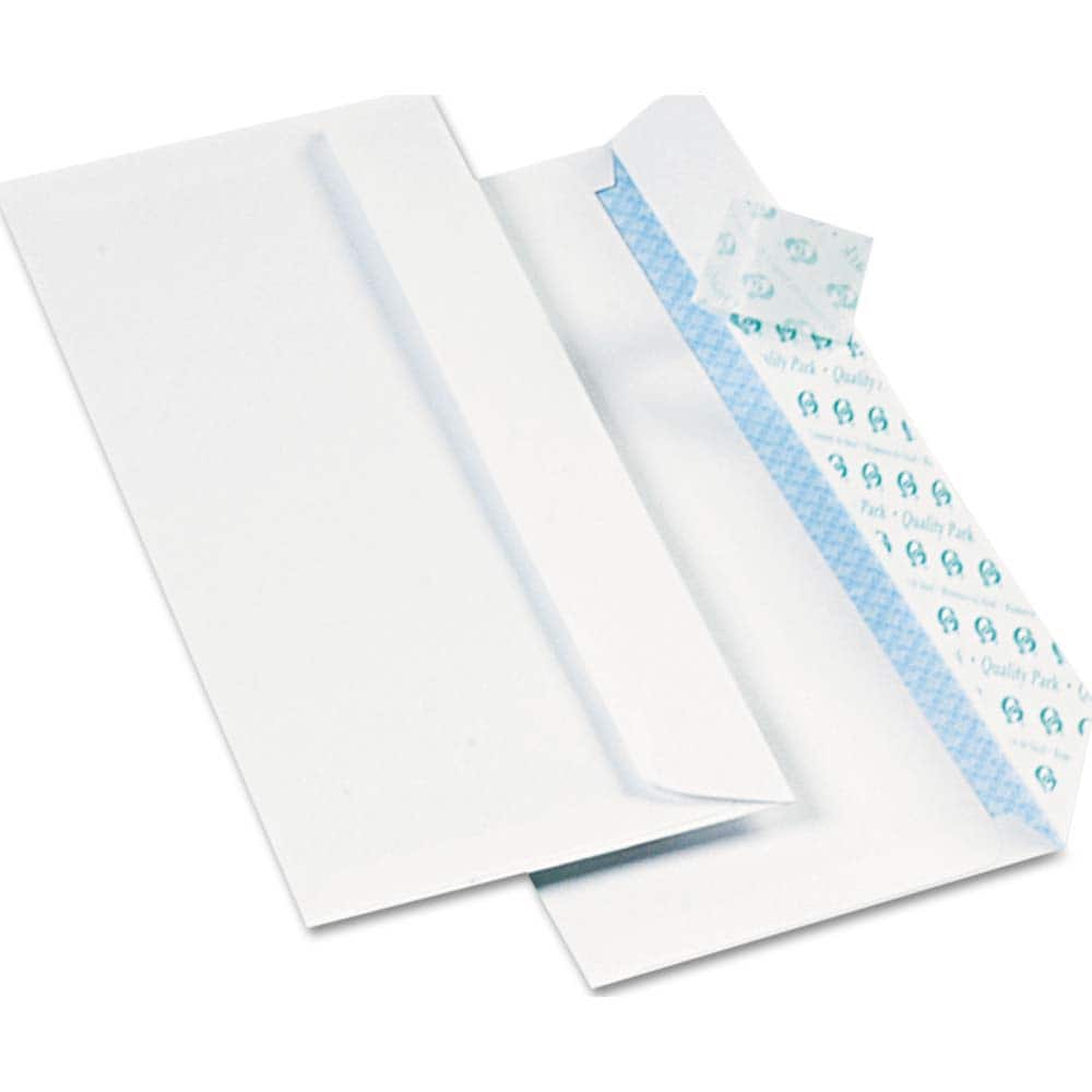 Quality Park - Mailers, Sheets & Envelopes; Type: Security Envelope ; Style: Self Seal ; Width (Inch): 9-1/2 ; Length (Inch): 4-1/8 ; Box Quantity: 1000 ; Size: 4.13 x 9.5 - Exact Tooling