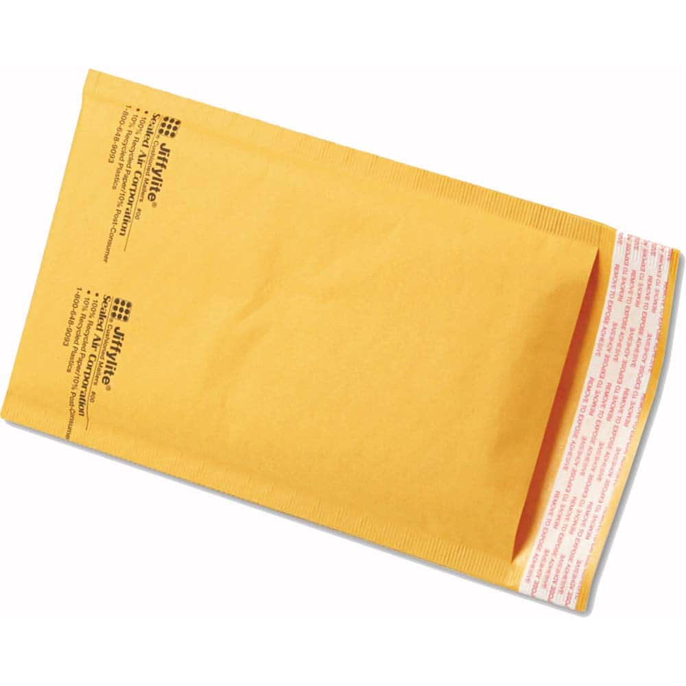 Sealed Air - Mailers, Sheets & Envelopes; Type: Bubble Mailer ; Style: Self Adhesive ; Width (Inch): 10 ; Length (Inch): 5 ; Box Quantity: 250 ; Size: 5 x 10 - Exact Tooling