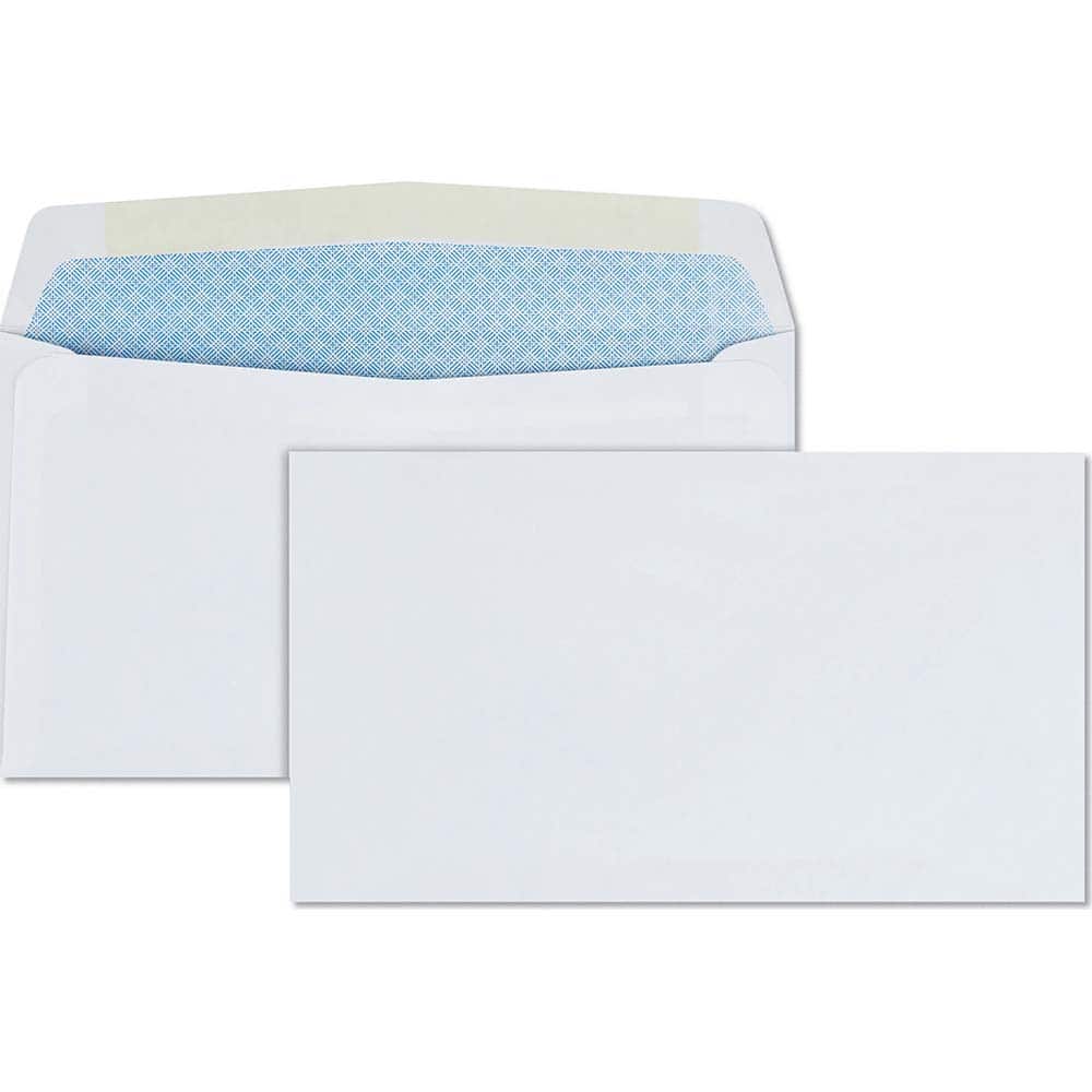 Quality Park - Mailers, Sheets & Envelopes; Type: Business Envelope ; Style: Gummed Flap ; Width (Inch): 6-1/2 ; Length (Inch): 3-5/8 ; Box Quantity: 500 ; Size: 3.63 x 6.5 - Exact Tooling