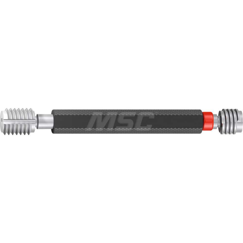 Plug Thread Gage: M30x1.5 Thread, 4H Class, Double End, Go & No Go Handle Included