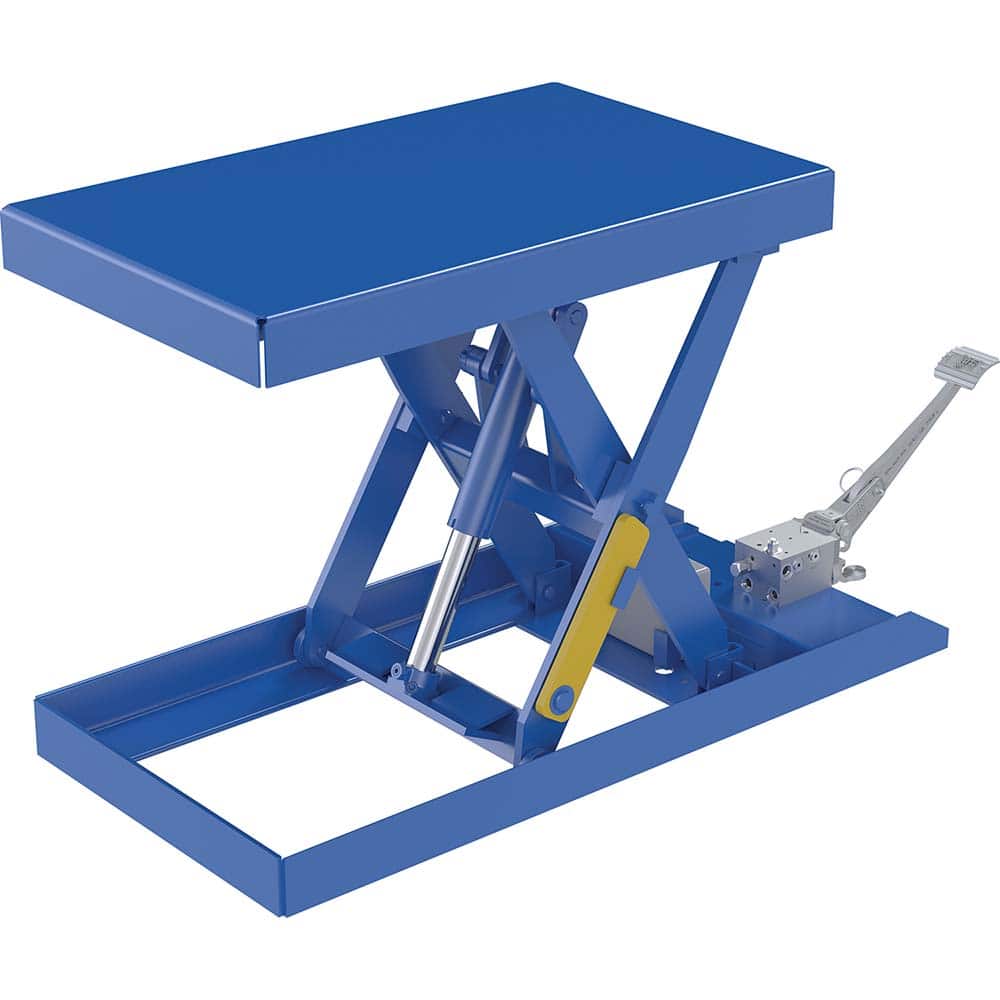 Vestil - Lifting Tables; Type: Scissor Lift ; Lift Style: Scissor ; Style: Foot Pump ; Load Capacity (Lb.): 500.000 ; Minimum Height (Inch): 6 ; Lift Height (Inch): 28 - Exact Tooling