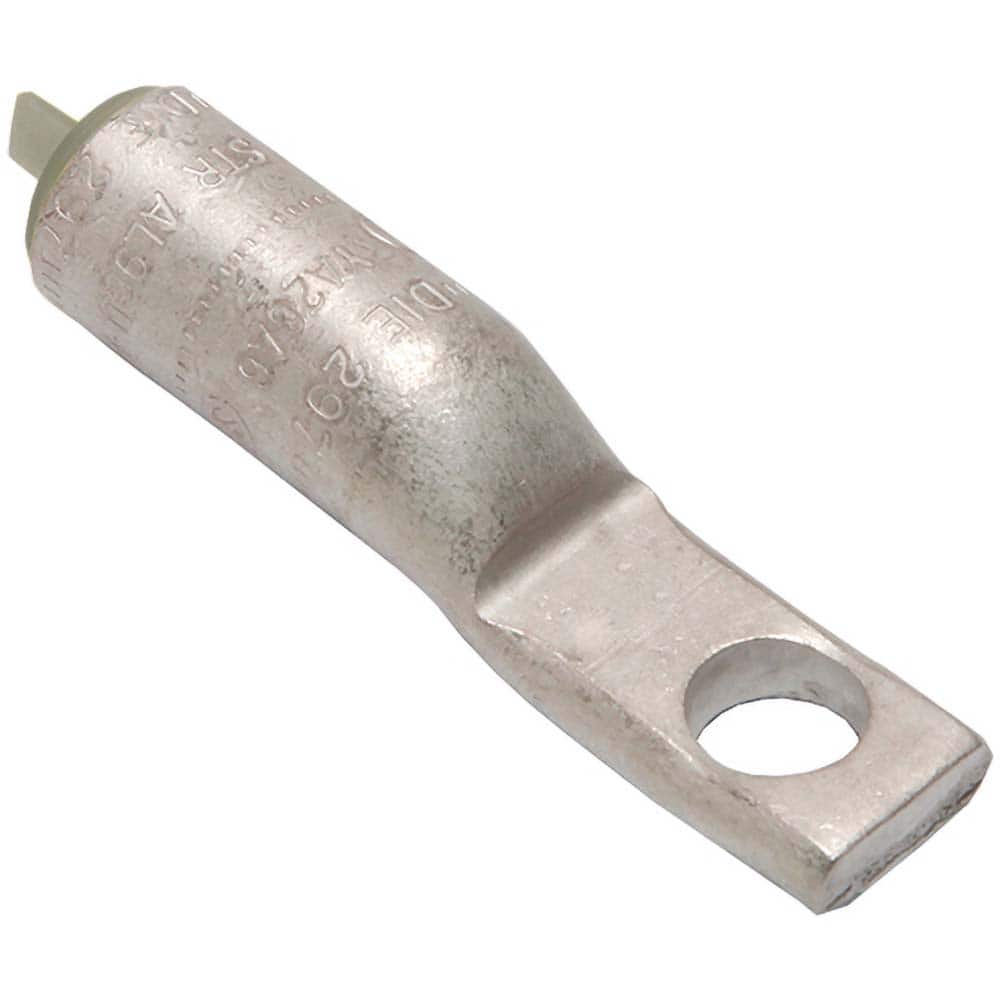 Burndy - Ring Terminals; Terminal Type: Rectangle ; Insulation Type: NonInsulated ; Connection Type: Compression ; Compatible Wire Size (AWG): 1/0 ; Stud Size (Inch): 3/8 ; Color: Tan - Exact Tooling