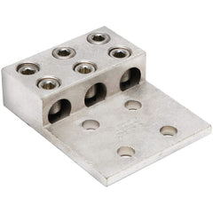 Burndy - Ring Terminals; Terminal Type: Rectangle ; Insulation Type: NonInsulated ; Connection Type: Lug ; Compatible Wire Size (AWG): 2 (Strand) ; Compatible Wire Size (kcmil): 600 ; Stud Size (Inch): 1/2 - Exact Tooling
