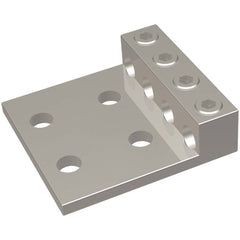 Burndy - Ring Terminals; Terminal Type: Rectangle ; Insulation Type: NonInsulated ; Connection Type: Lug ; Compatible Wire Size (AWG): 6 (Strand) ; Compatible Wire Size (kcmil): 250 ; Stud Size (Inch): 1/2 - Exact Tooling