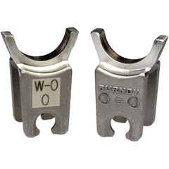 Burndy - Crimper Dies; Tool Type: W-Die ; Size: 1/8" ; Color: Green ; For Use With: MD6; MD7 Mechanical; Y500CTHS Hydraulic; PAT600 and PATMD Battery Actuated Crimpers - Exact Tooling
