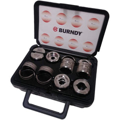 Burndy - Crimper Dies; Tool Type: U-Die Kit ; Size: 14" x 10.5" x 7.75" ; Color: Multi-Color ; For Use With: Y35; Y750; PAT750; Y46 and PAT46 with PUADP1 Adapter - Exact Tooling