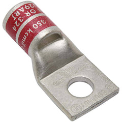 Burndy - Ring Terminals; Terminal Type: Rectangle ; Insulation Type: NonInsulated ; Connection Type: Compression ; Compatible Wire Size (kcmil): 350 ; Stud Size (Inch): 1/2 ; Color: Red - Exact Tooling