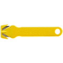 Cardinal Safety Co. - Utility Knives, Snap Blades & Box Cutters; Type: Safety Cutter ; Blade Type: Recessed/Concealed Fixed Blade ; Number of Blades Included: 2 ; Handle Material: Glass-Filled Nylon ; Color: Yellow ; Blade Length (Decimal Inch): 0.9100 - Exact Tooling